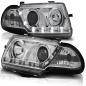 Preview: Scheinwerfer LED Tagfahrlicht Optik für Opel Astra F Bj. 94-98 Chrom